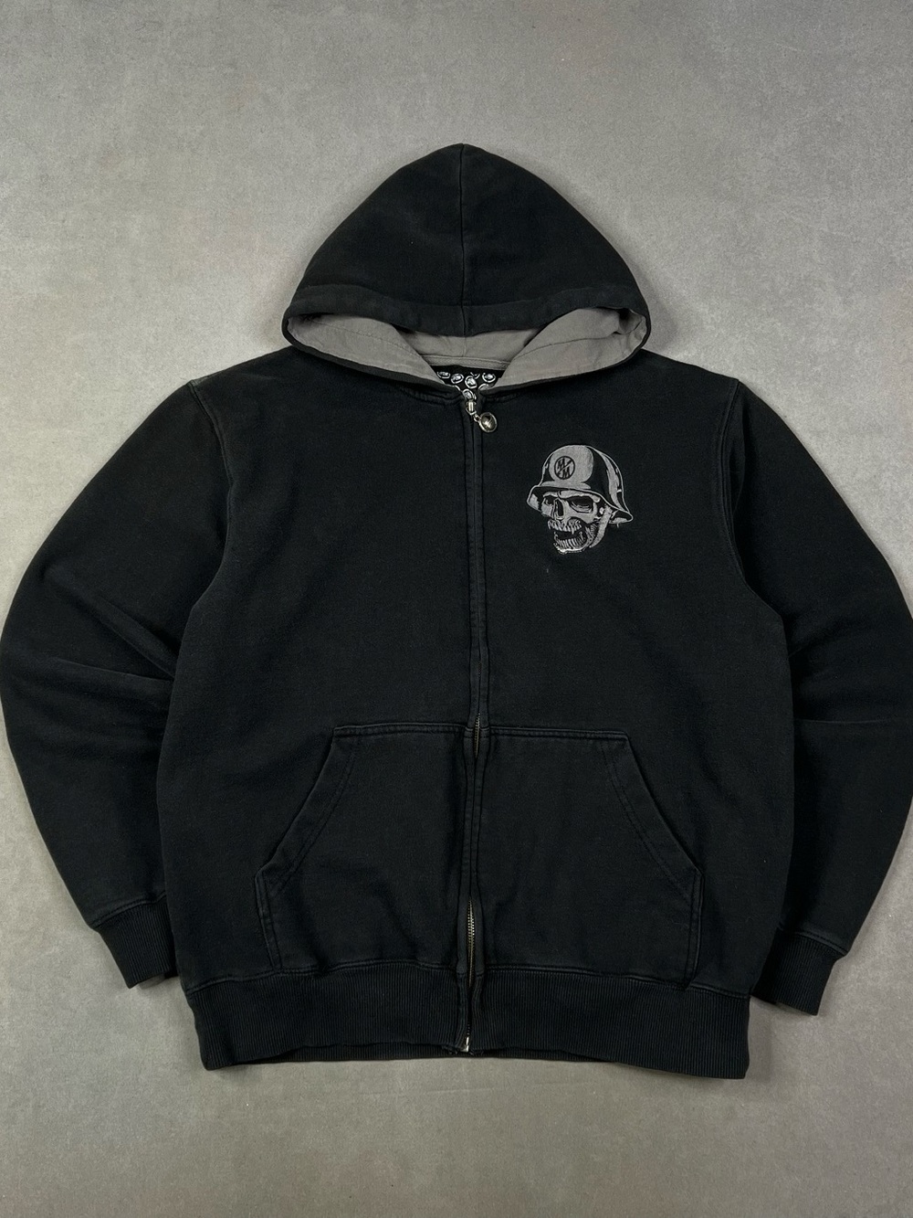Metal Mulisha Men's Black Graphic Zip Hoodie